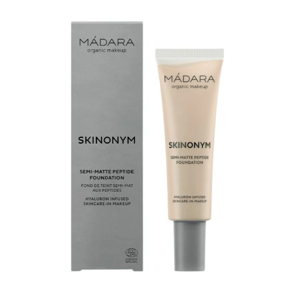 Mádara Skinonym - Fond de Teint Semi-mat aux Peptides - #10 Porcelain 30ml