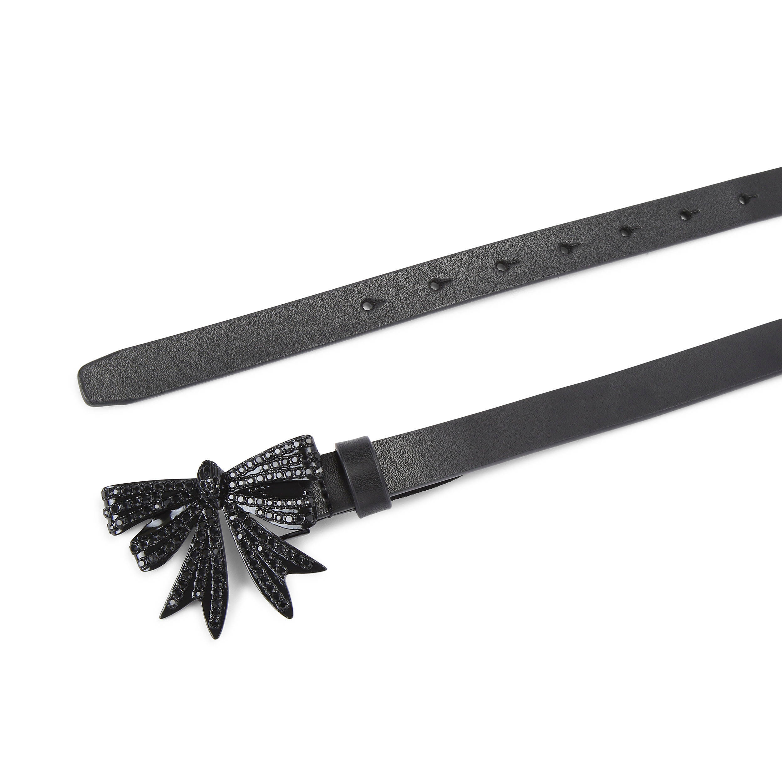 Kurt Geiger riem Belgravia met strass zwart
