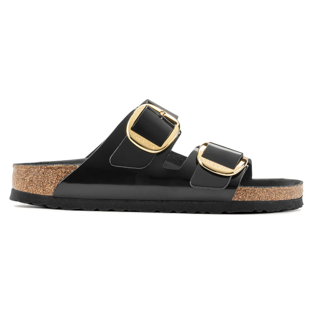 Birkenstock  Arizona Big Buckle sandal - High Shine Black