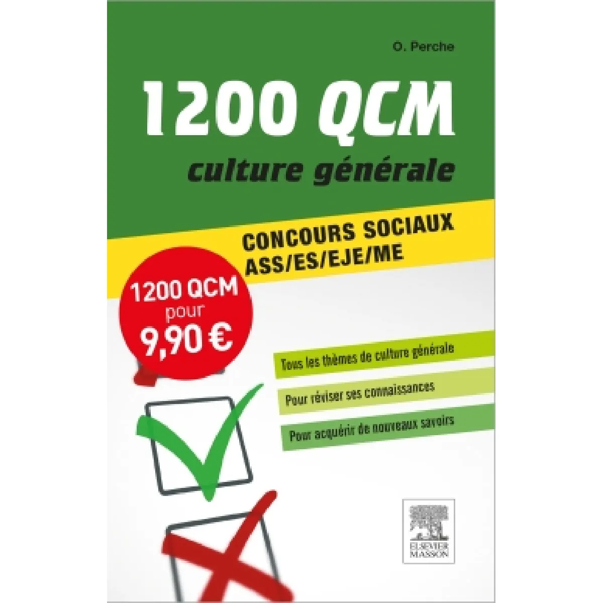 1.200 QCM culture générale : concours sociaux ASS, ES, EJE, ME · Occasion