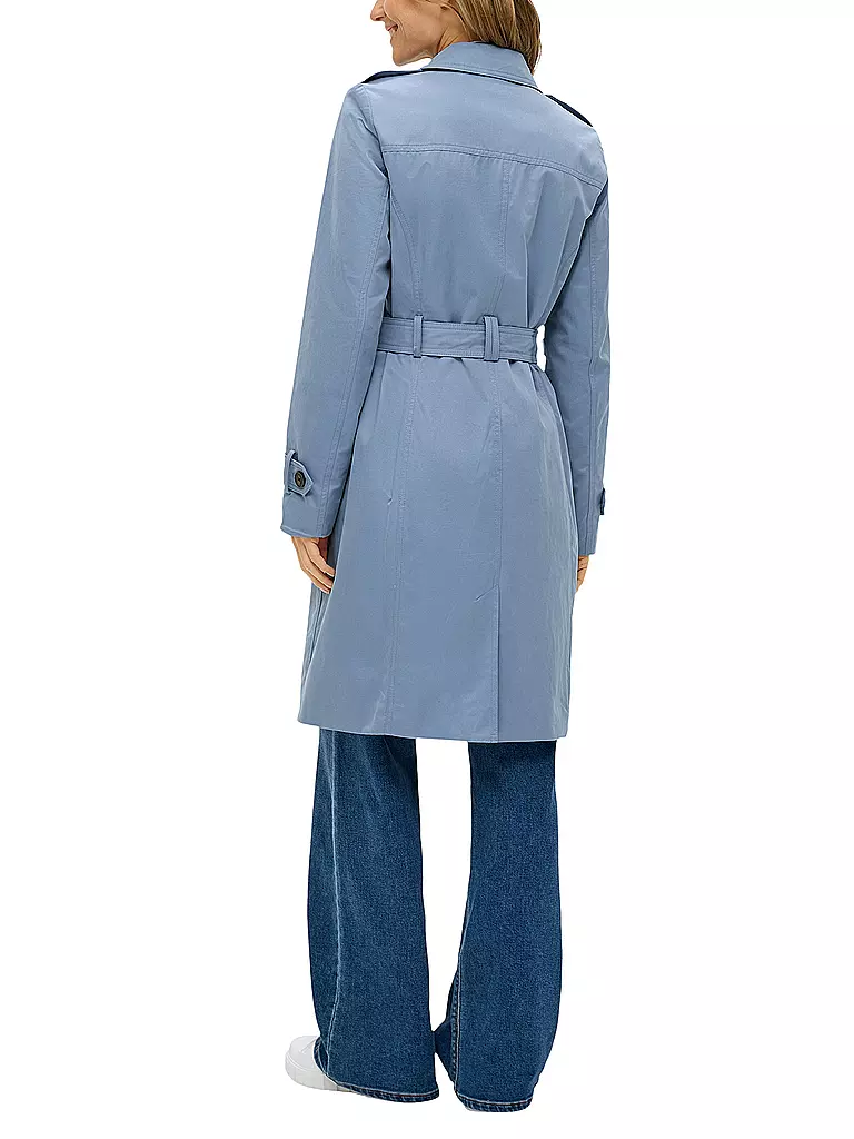 S.OLIVER Trenchcoat blau