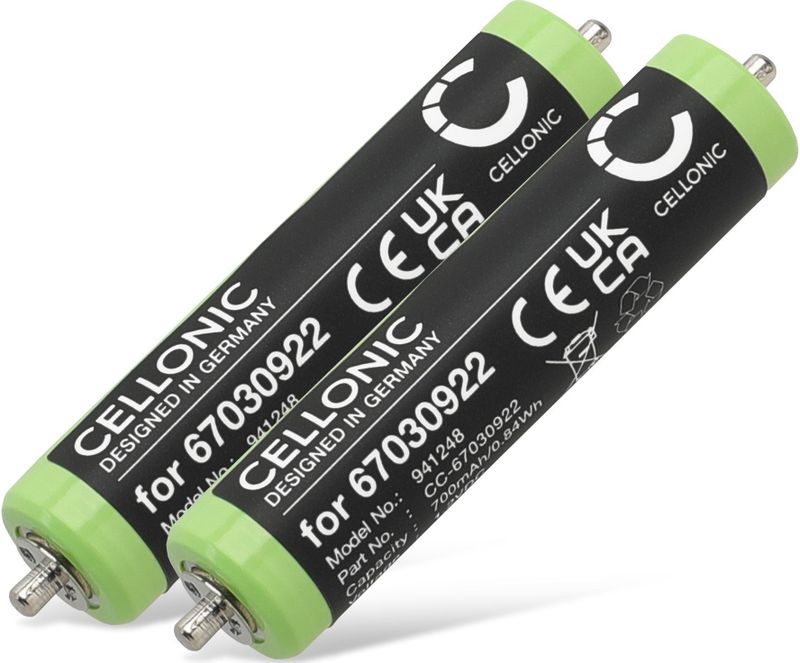 Braun 1HR-AAAUV - Batterij - 700mAh - 2x - Hoge Capaciteit