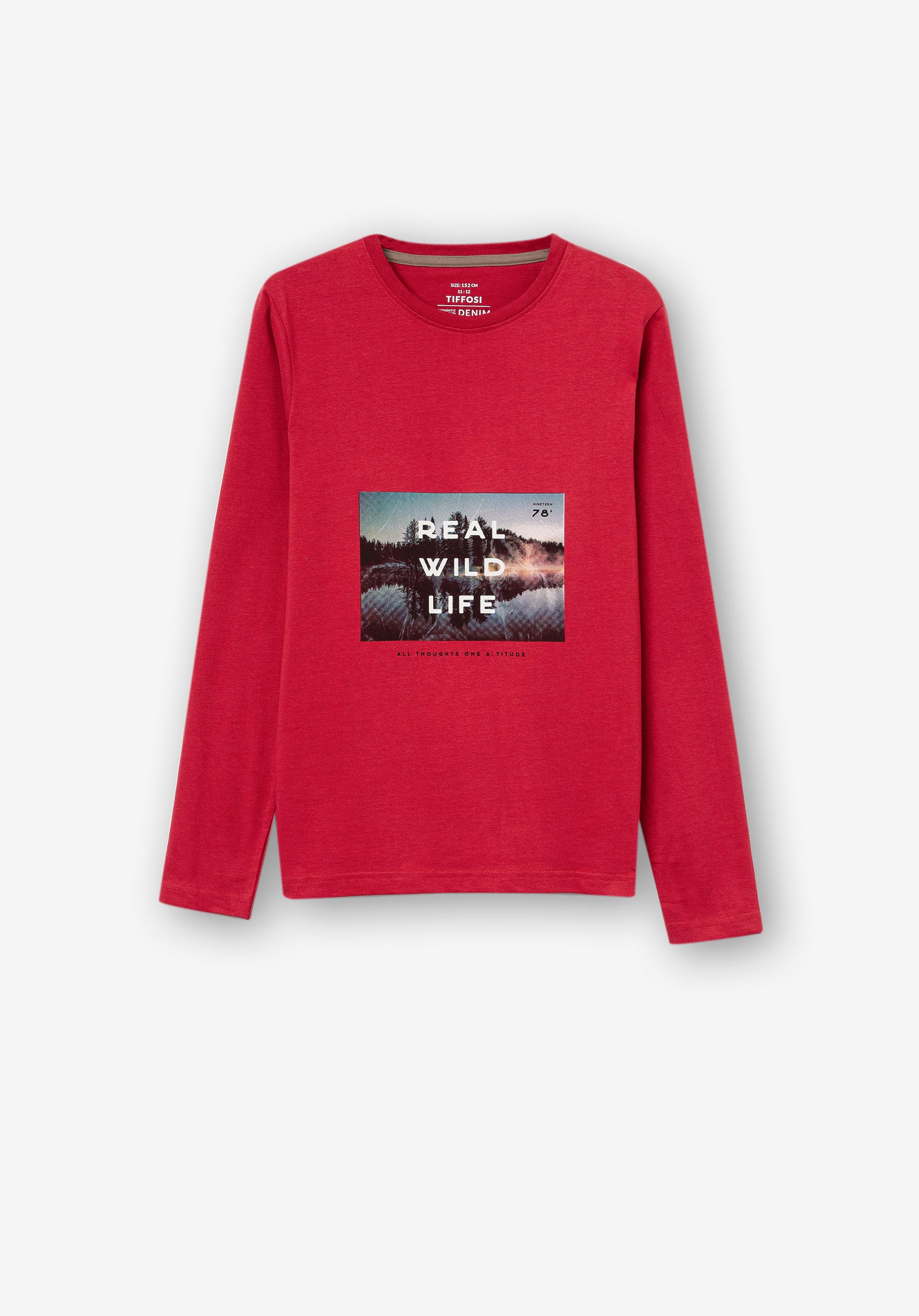 T-shirt com Estampado Frontal