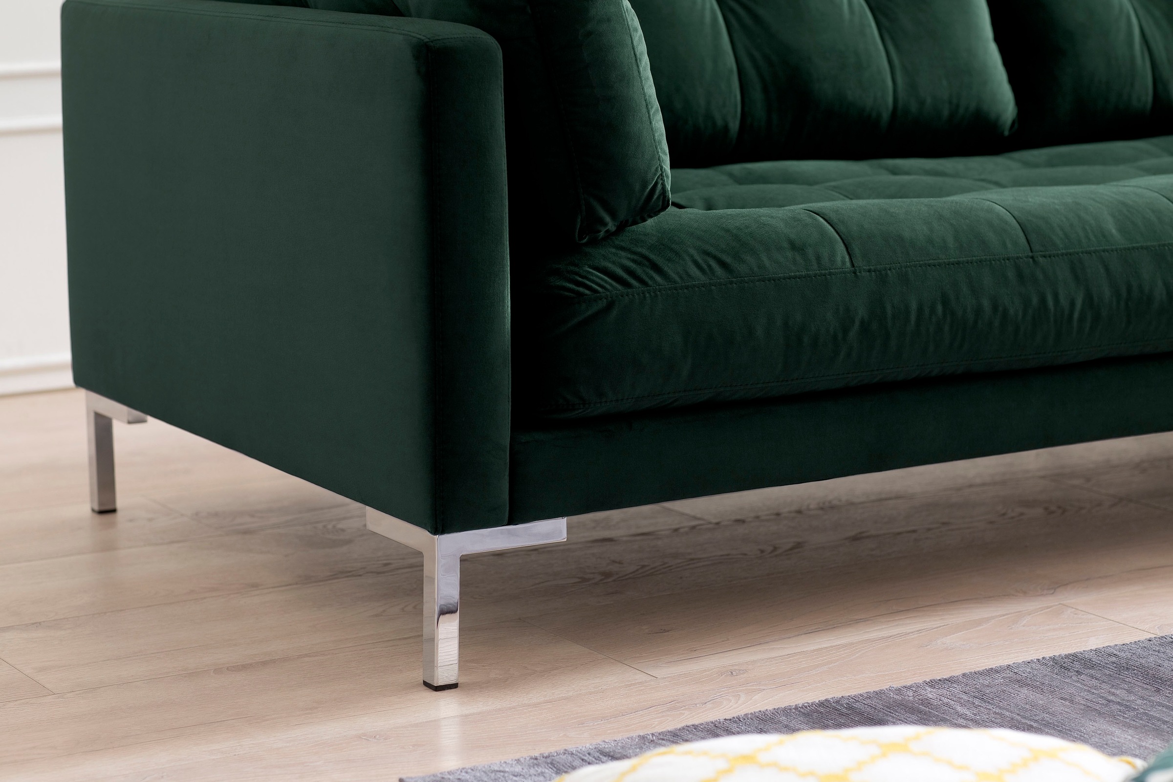 Trends by HG 2-Sitzer »Landau« in Cord-Stoff mit Metallfuss