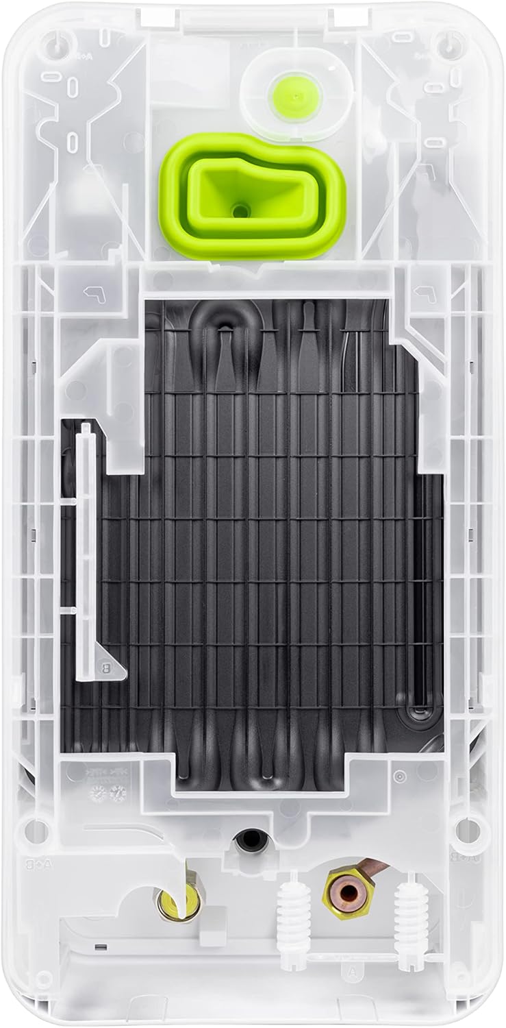 Bosch elektronischer Durchlauferhitzer Tronic 4000 21/24/27 kW, umschaltbar, druckfest, stufenlose Temperaturwahl, 400 V, moderne Glas-Optik, weiß