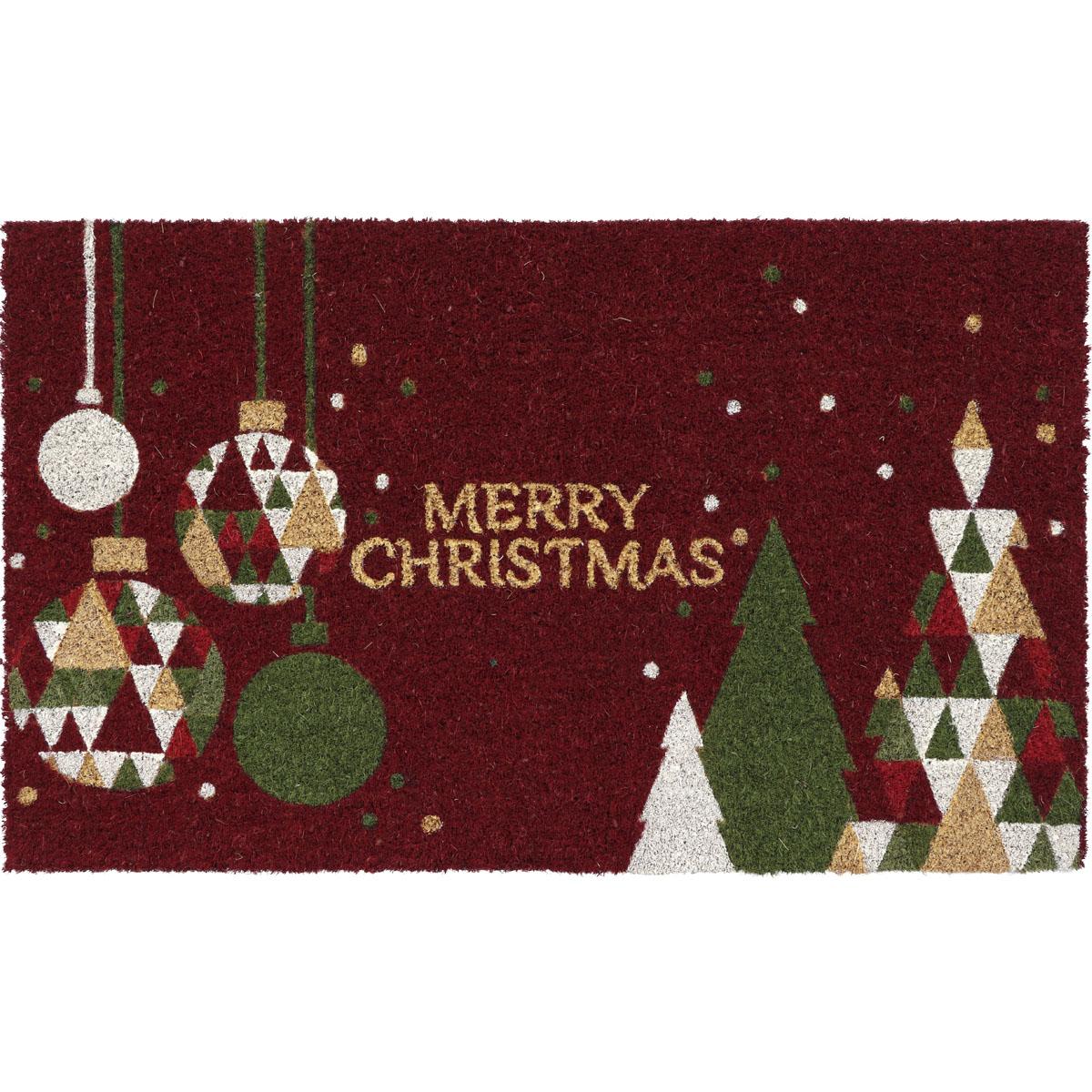 TAPIS IMPRIME 45X75CM COCO MERRY CHRISTMAS