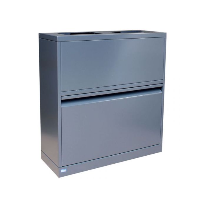 Afvalsysteem Open 80 liter Bica 880 Antraciet Model VB195220 (8713631195220)