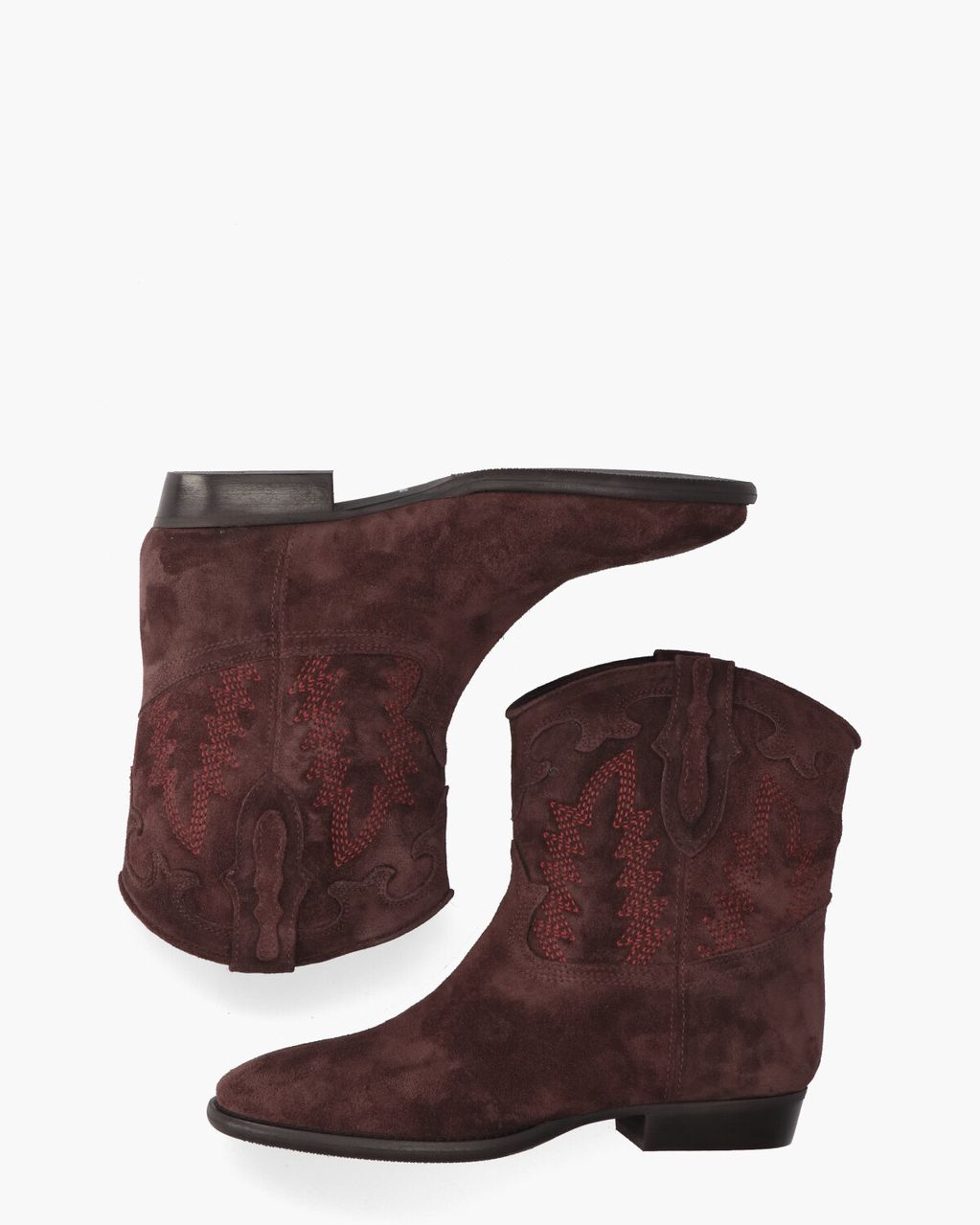 Julie Dee GD798 Bordeauxrood Dames Enkelboots