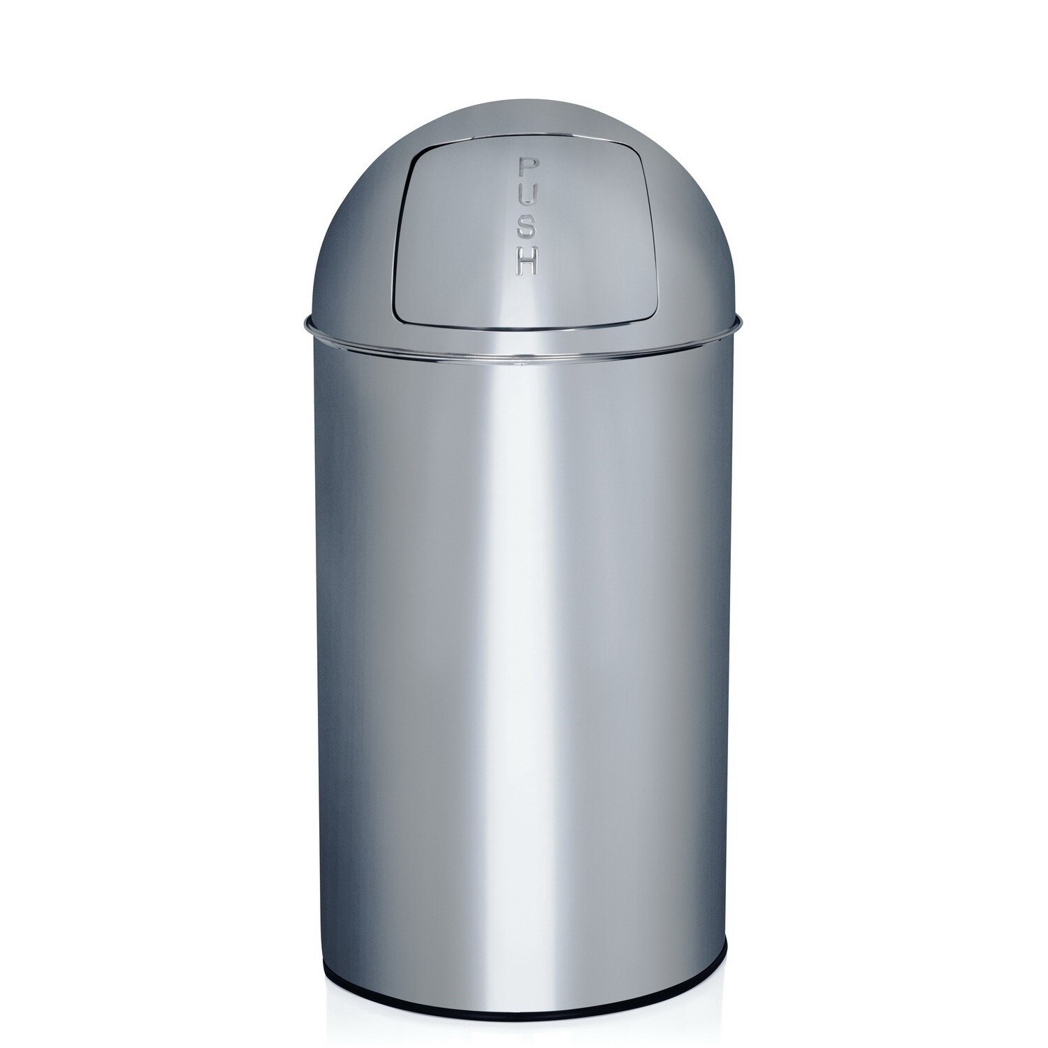 Mülleimer PUSH 50L Stahlblech hjh OFFICE