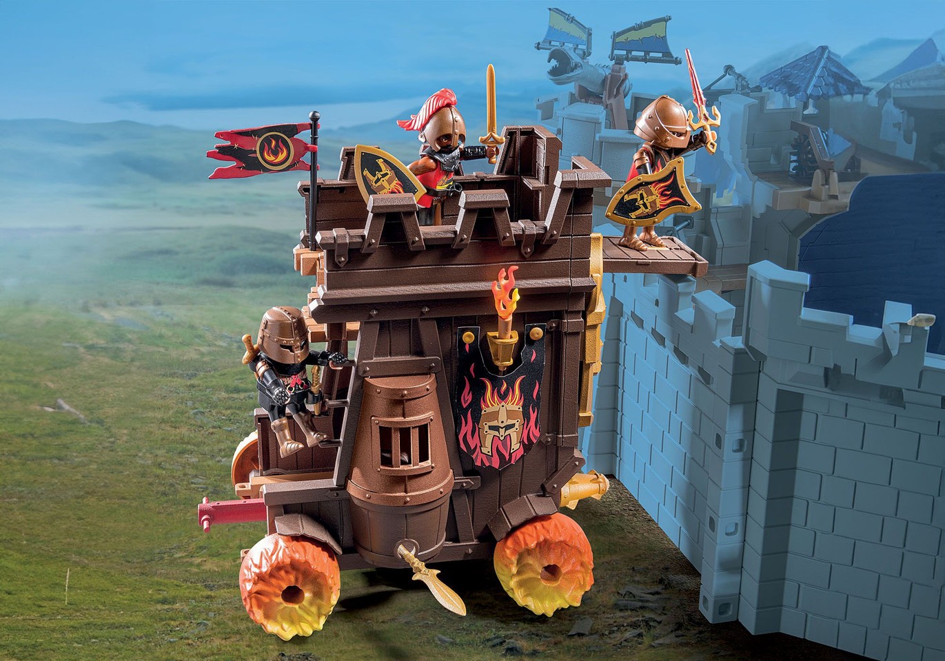Playmobil - Battle wagon with fire cannon (71643)