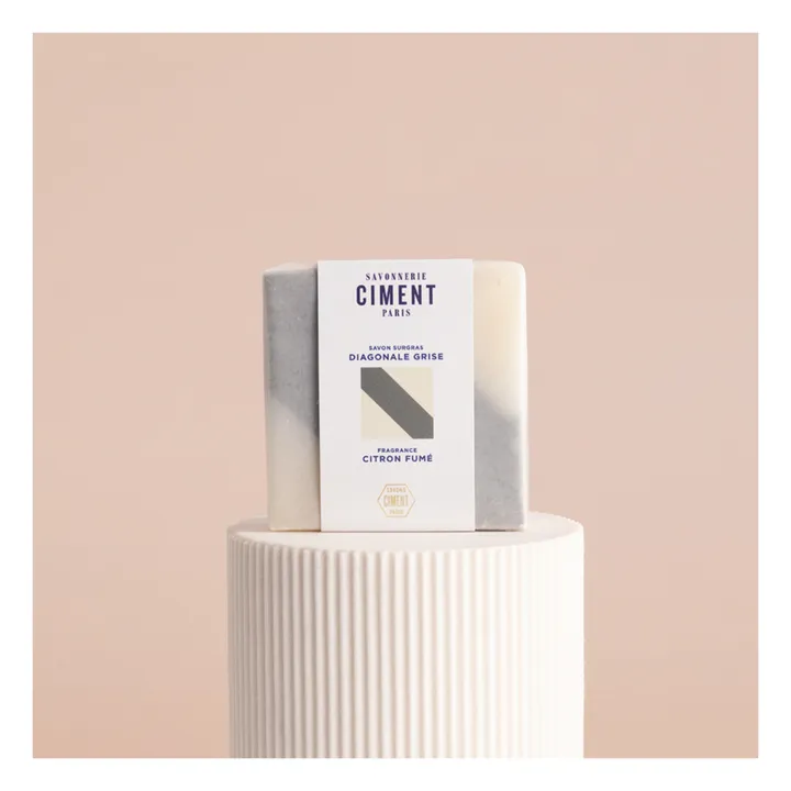 Ciment Savon surgras Diagonale Grise Citron fumé - 100 g