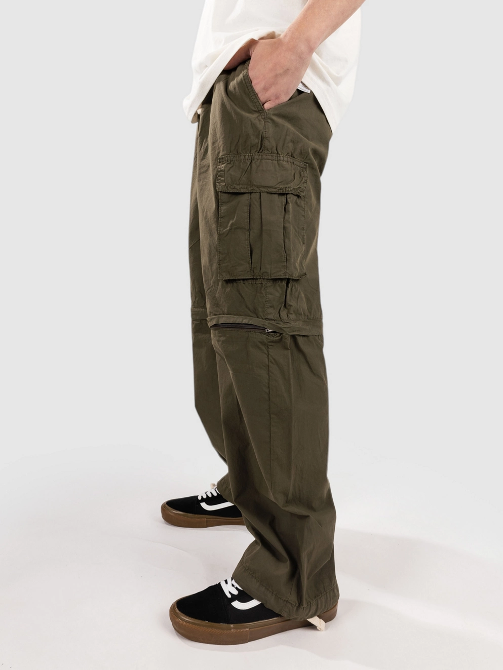 Urban Classics Zip Away Pants olive