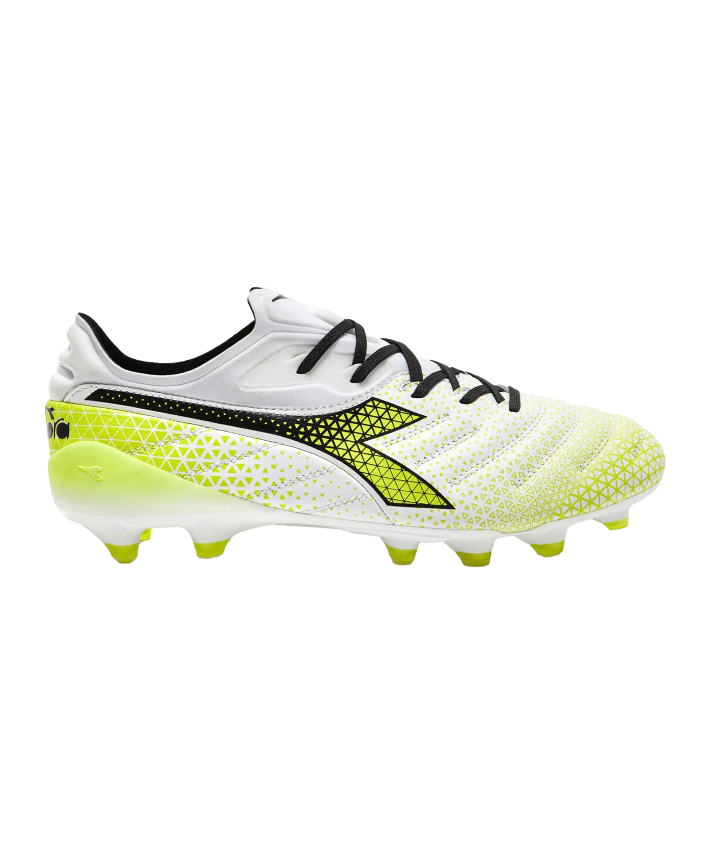 Diadora Brasil Elite Tech GR FG Weiss Schwarz Gelb FC5702