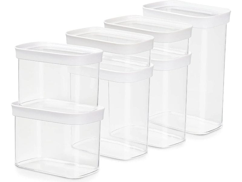 Emsa Vorratsdose Optima 7 Stück, 8.3 l, Transparent Frischhaltebehälter