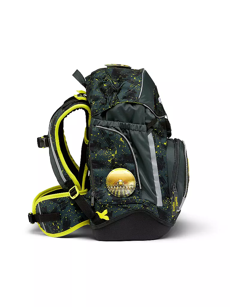 ERGOBAG Schultaschen Set 6tlg PACK - MähdreschBär  dunkelgrün