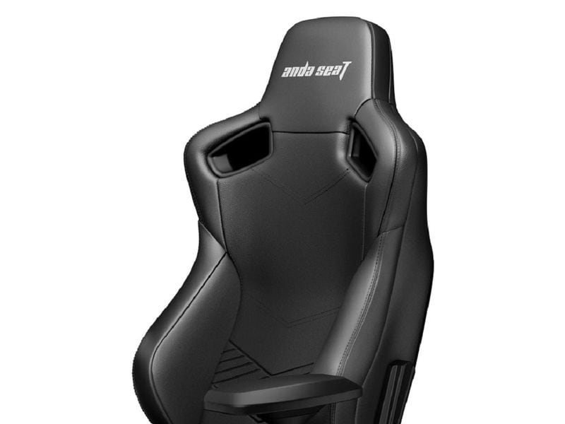 Anda Seat Gaming-Stuhl Kaiser 2 Schwarz Gaming-Stuhl aus Kunstleder und mit einer Belastbarkeit von bis zu 120 kg