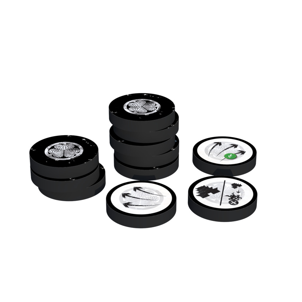 Small Samurai Empires - Rise of Tokugawa : Deluxe Token Set