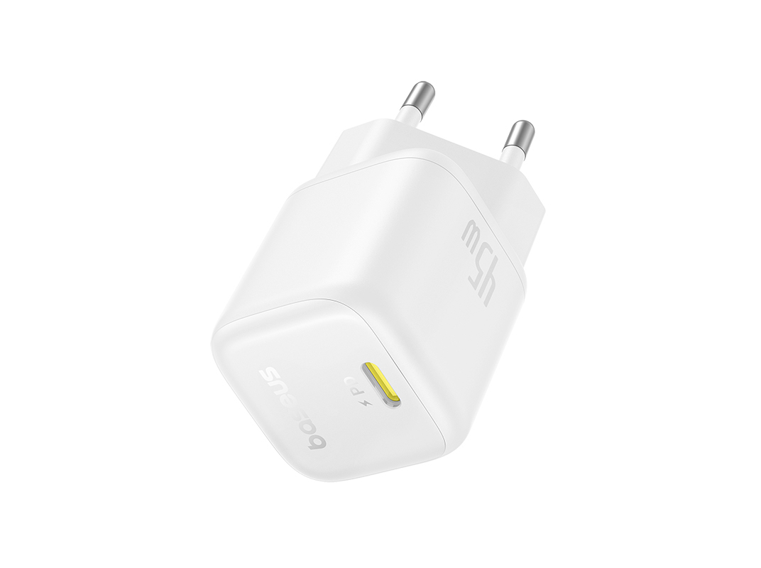 CARREGADOR BASEUS MOON WHITE PICOGO USB-C 45W