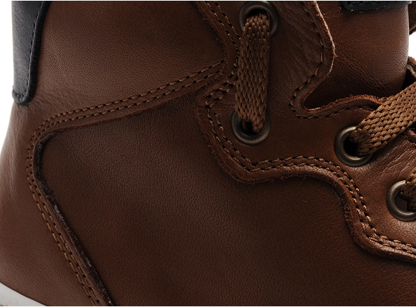 Freesby boots bottine enfant 2304 garcon marron