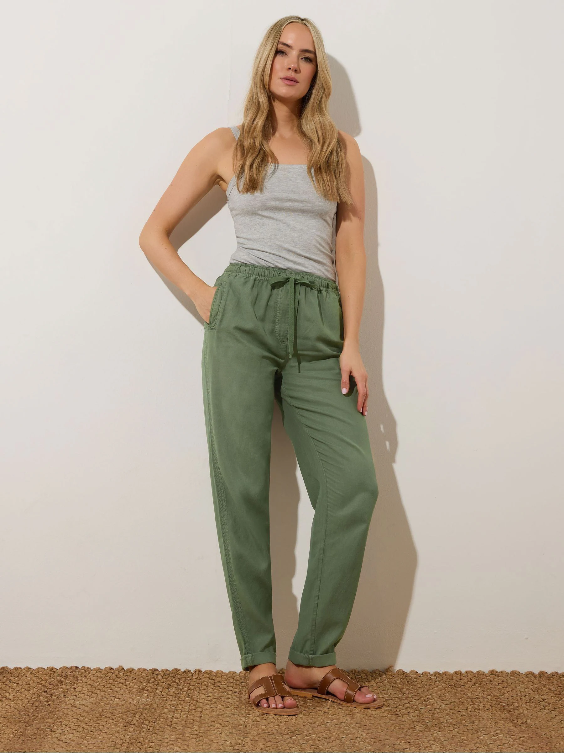 Groen - Long Tall Sally Lyocell Blend Joggers