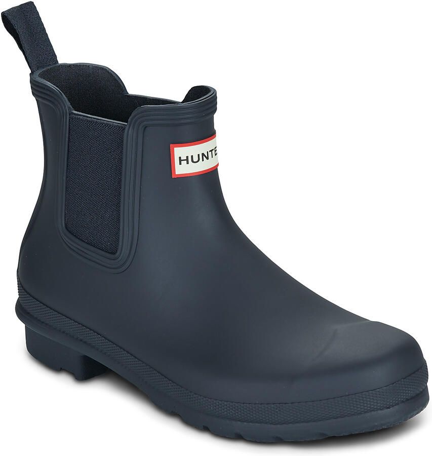 Hunter Boots Women's Original Chelsea Rubberlaarzen blauw grijs
