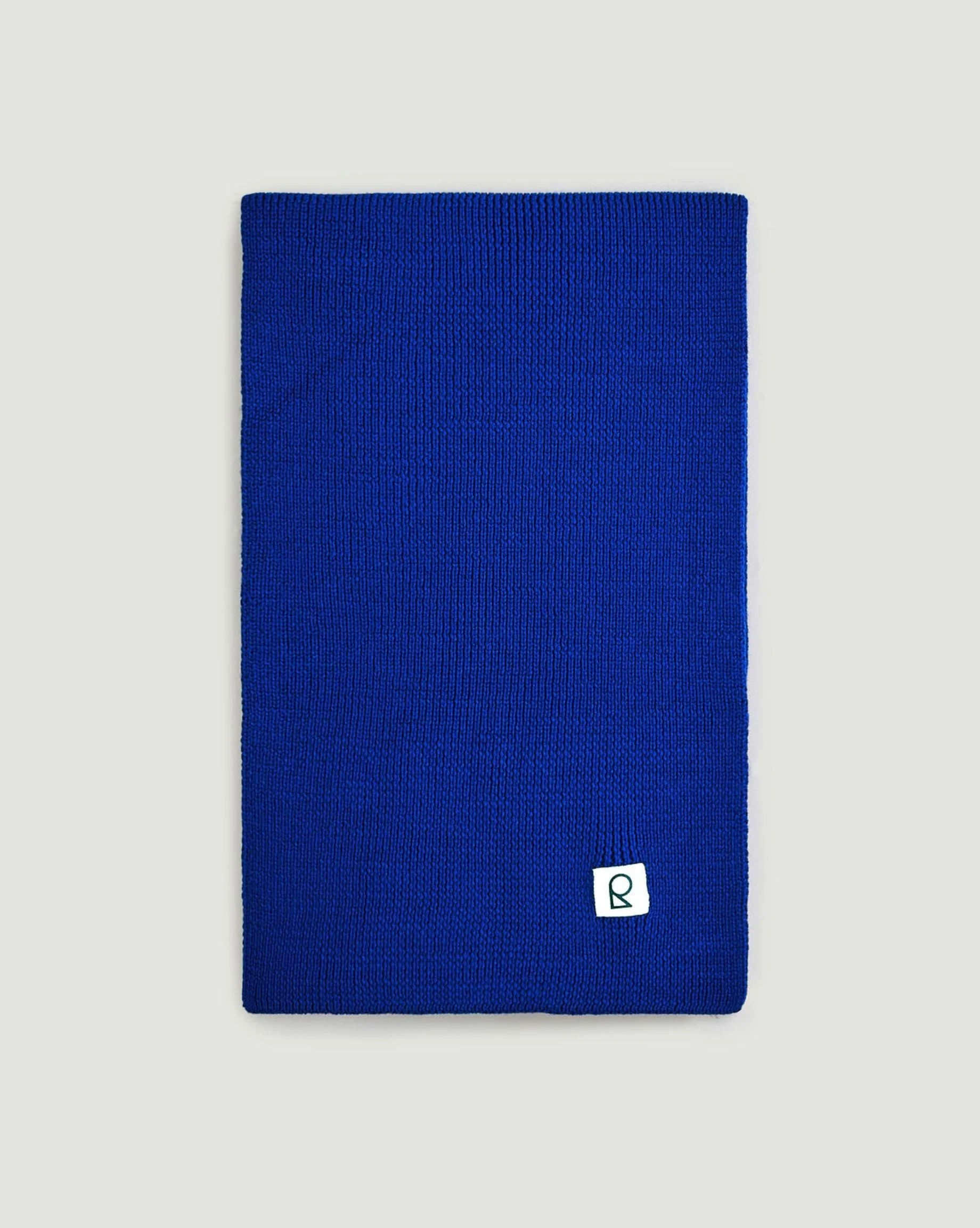 Echarpe en laine mérinos unisexe | Bleu