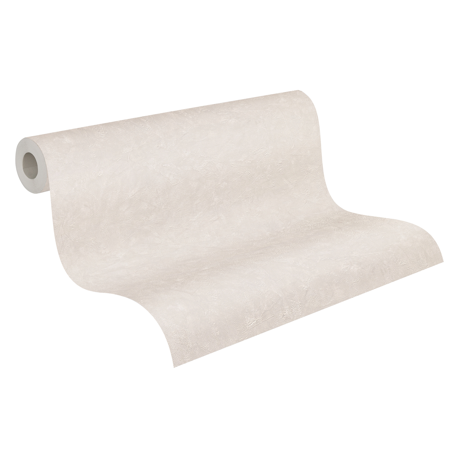 Vliestapete - creme-grau - Putzstruktur - 10 Meter