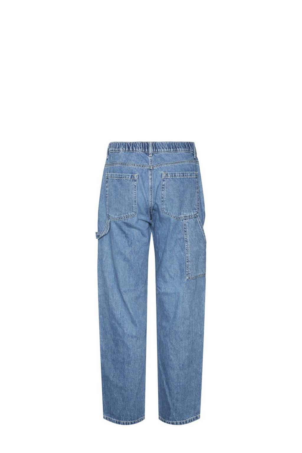 MAMALICIOUS zwangerschaps straight leg jeans MLKYOTO medium blue denim