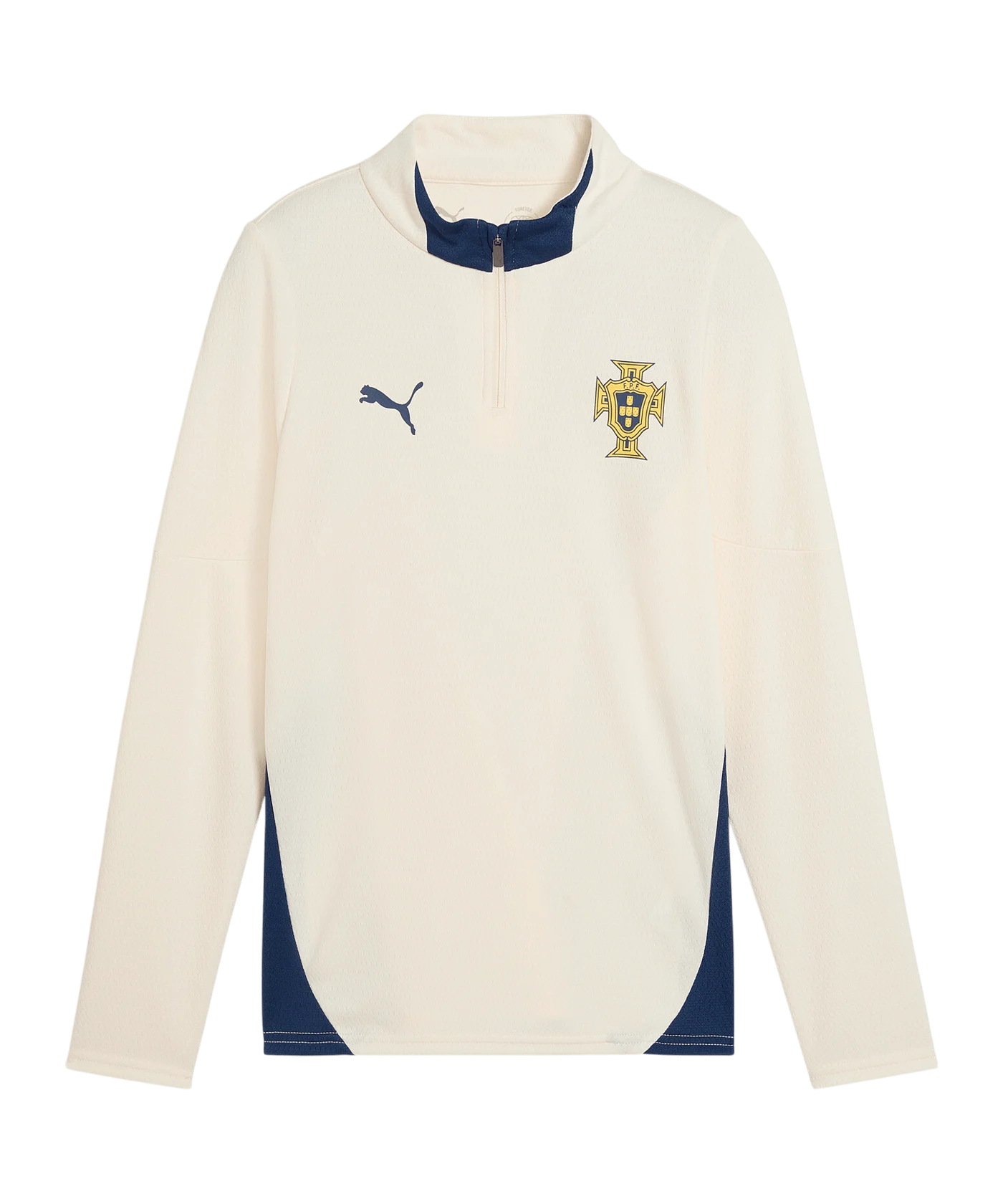 PUMA Portugal Training 1/4 Zip Jr Sweatshirt Kids Beige F12