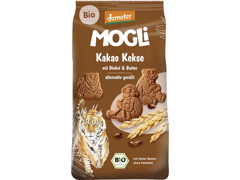 Mogli Kekse Kakao Kekse 125g Tiger Kekse Mini