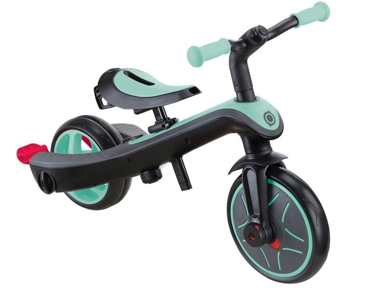 GLOBBER Dreirad Trike Explorer 4 in 1 Mint Vielseitiges 4-in-1-Fahrzeug für kleine Entdecker