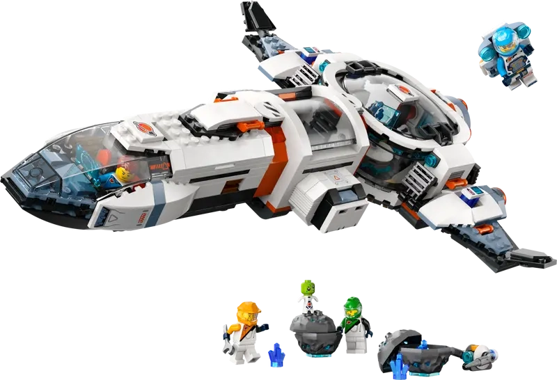 (717-tlg. Set) City Klemmbausteine Spielzeug Modell Bausatz (60446) Lizenziert - Galaxie Raumschiff