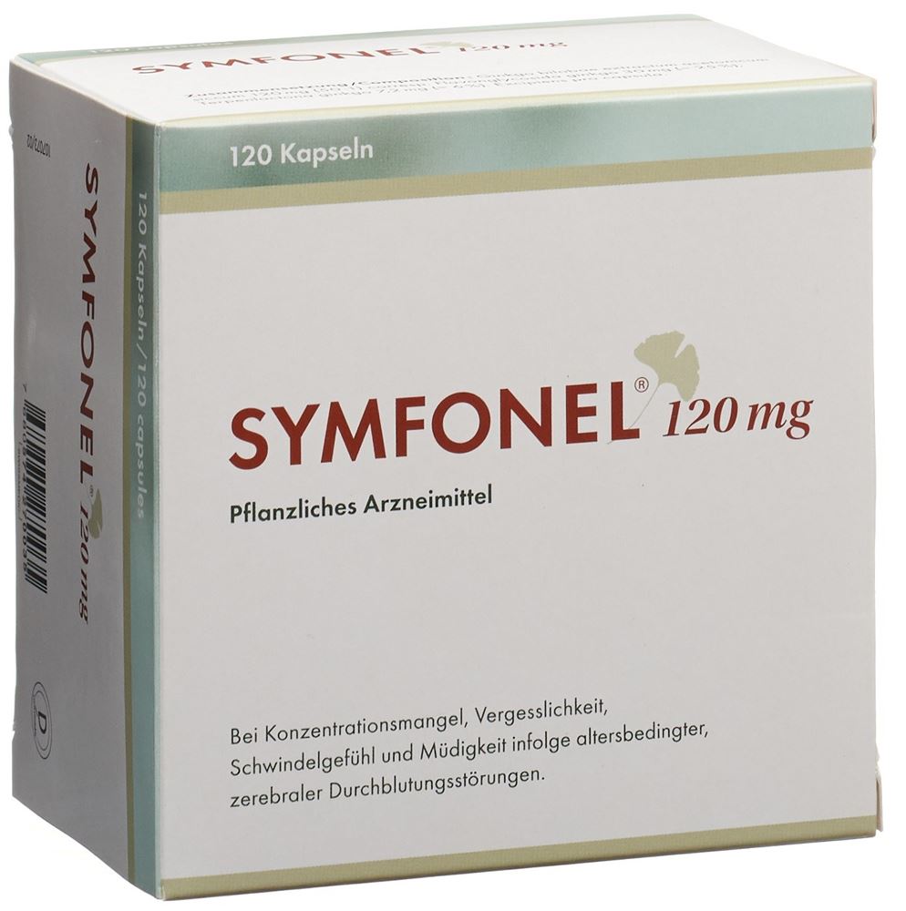 SYMFONEL Kaps 120 mg Blist 120 Stk<br>120 Stück, Blister, Hartkapsel