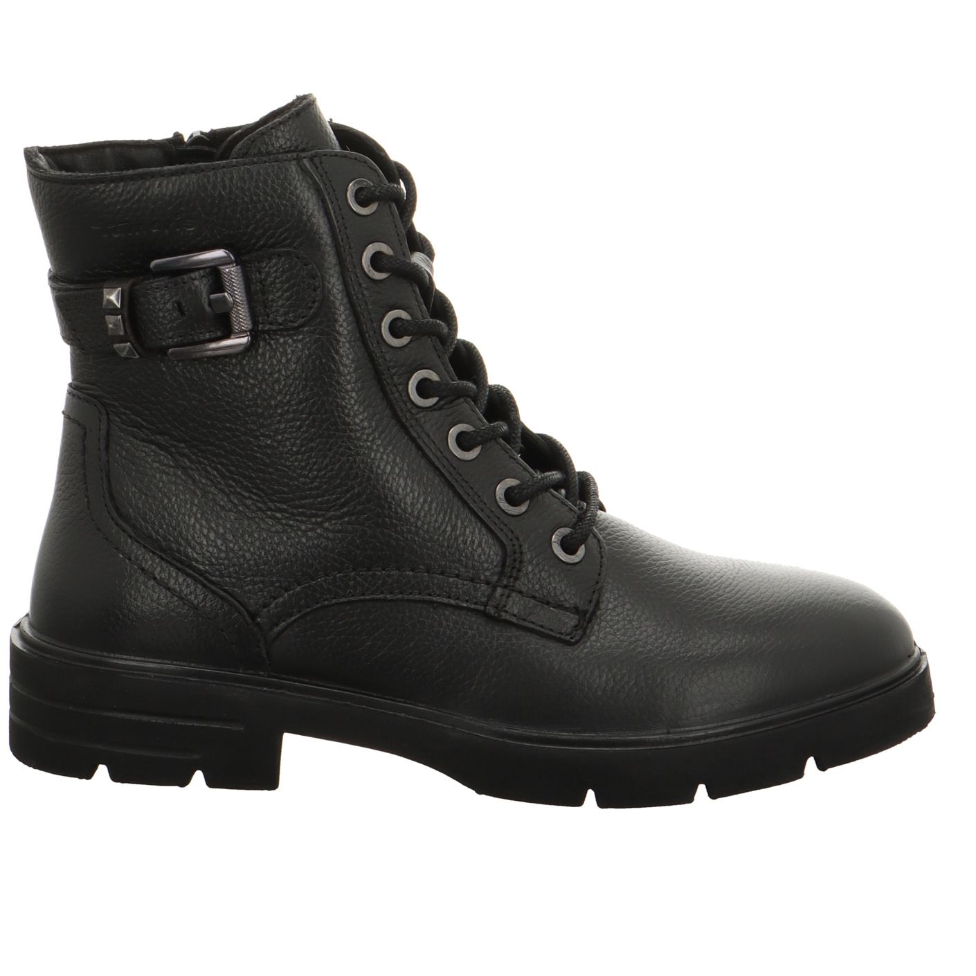 Schnürboots schwarz