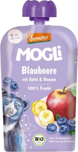 Mogli Quetschie Blaubeer Apfel Banane, 100 g
