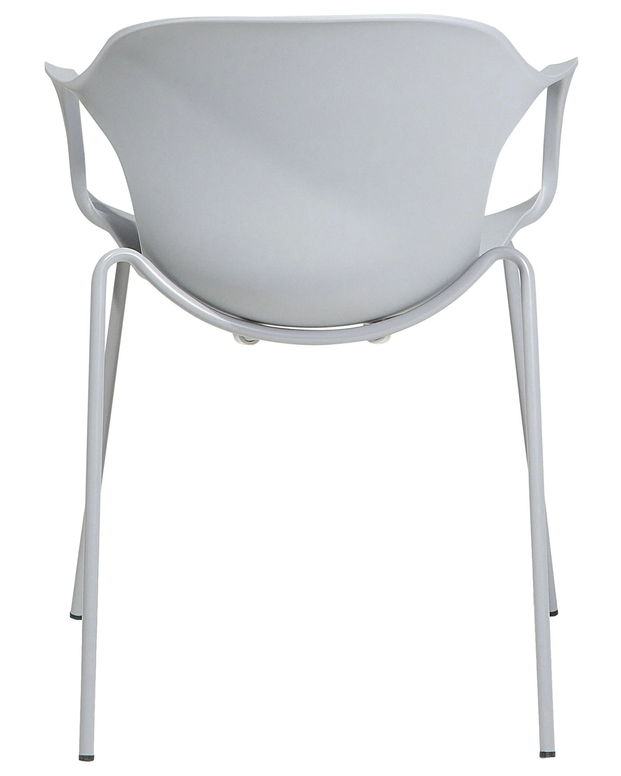 Set van 2 eetkamerstoelen ELBERT Lichtgrijs
