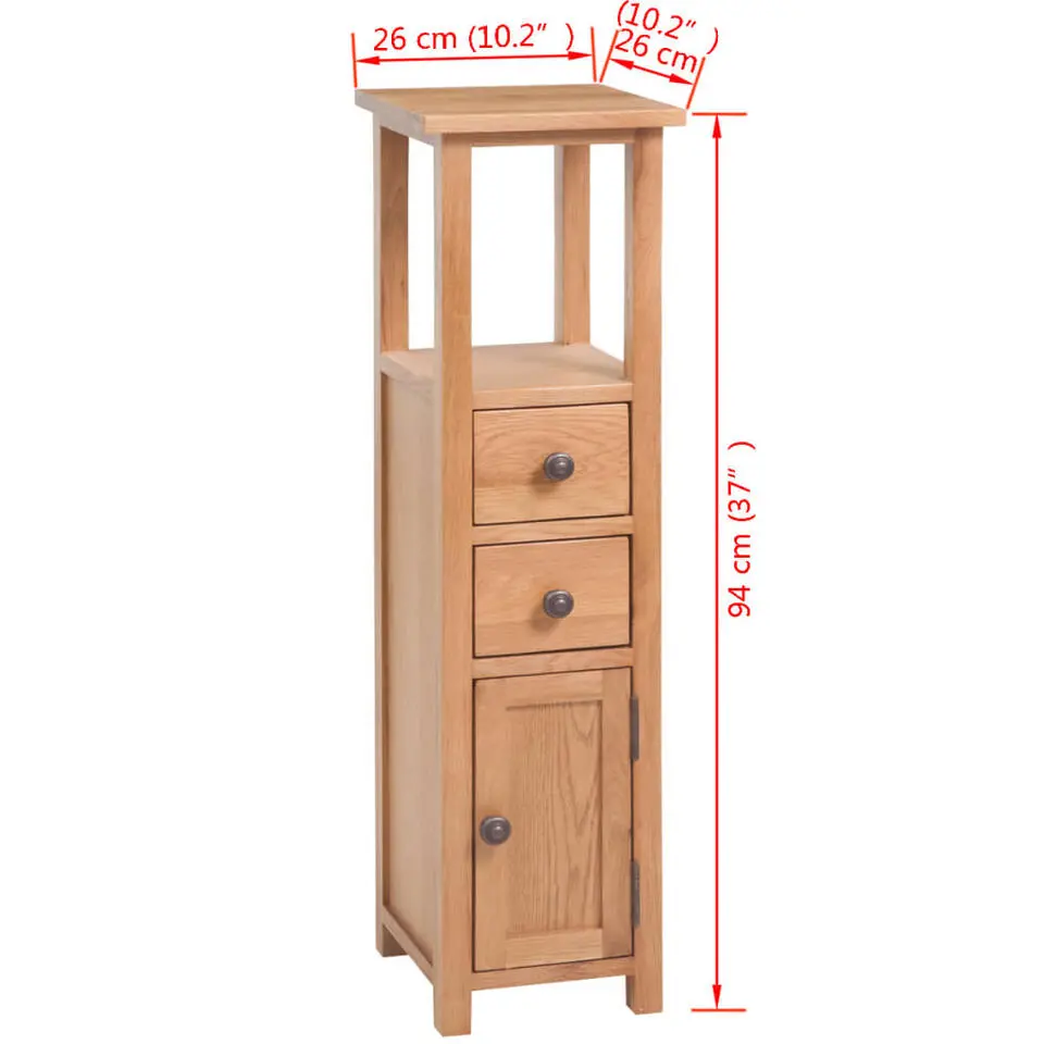 vidaXL - Hoekkast - Bruin - Hout