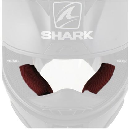 Mousses de joues Shark RED - RACE-PRO / RACE-R PRO CARBON / RACE-R PRO GP - Rouge