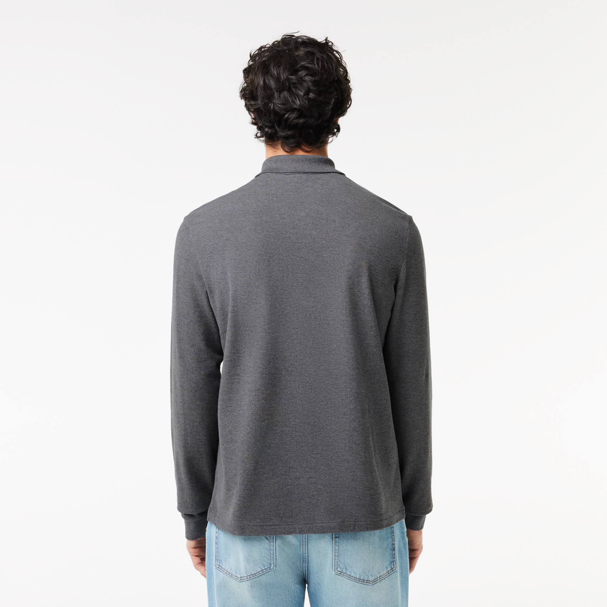Original L.12.12 Heathered Langarm-Poloshirt Lange Ärmel - Grau - Lacoste - Herren
