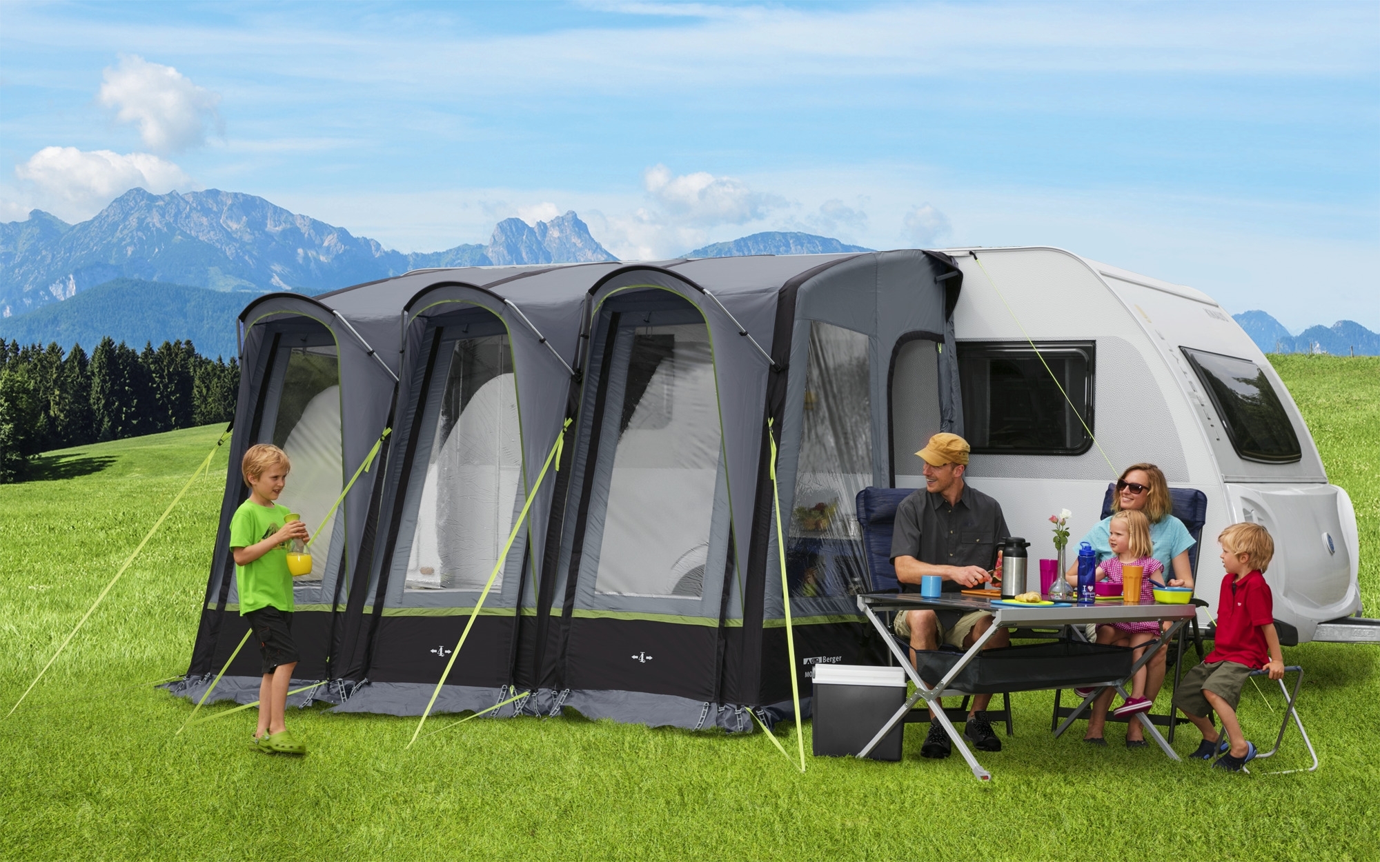Berger Molina Air Deluxe II aufblasbares Reisevorzelt