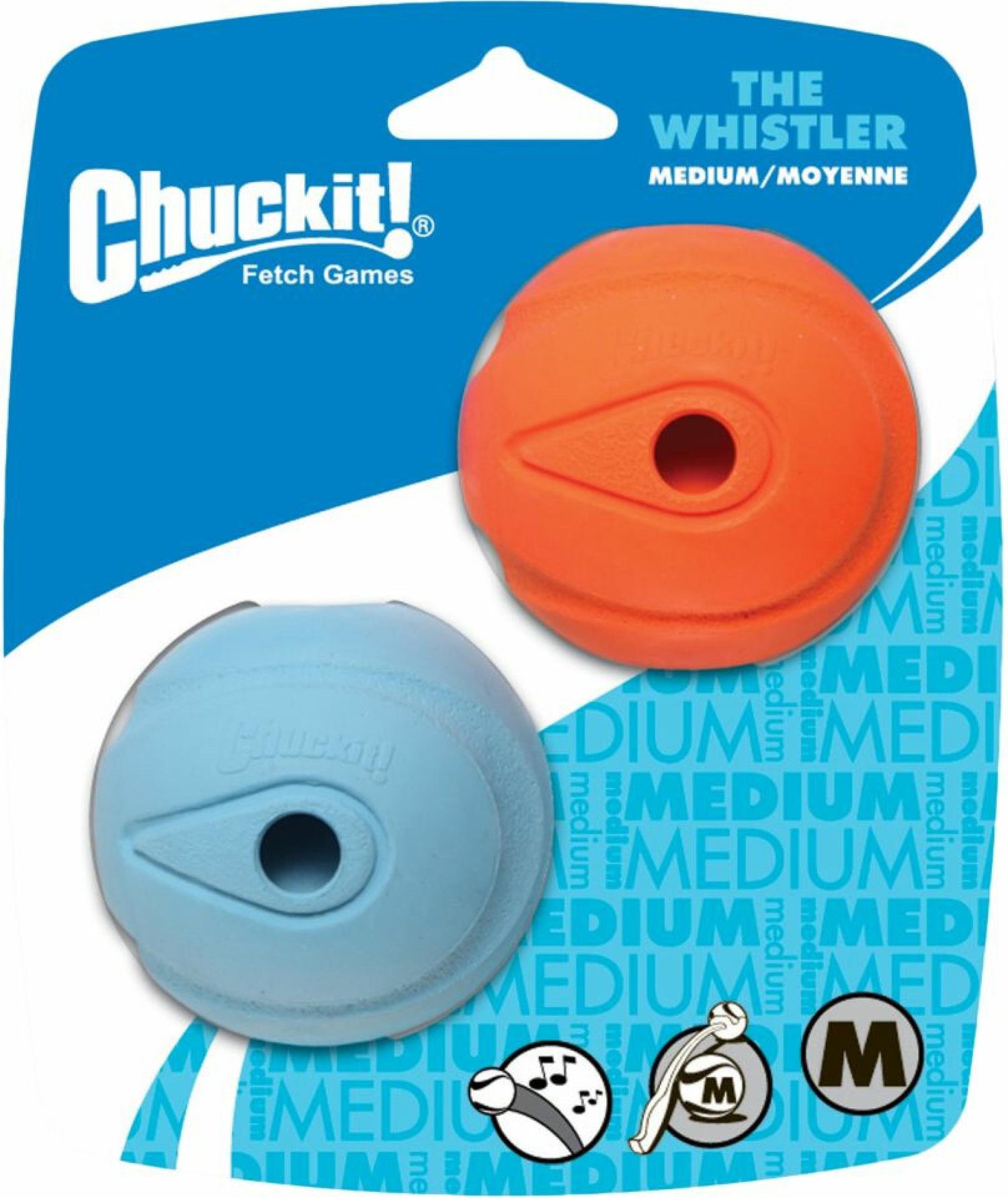 Chuckit! hondenspeelgoed bal D 6 cm 2 stuks