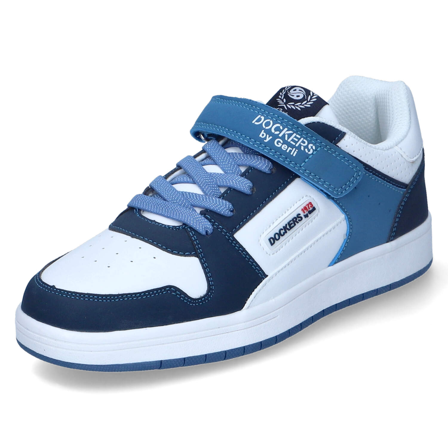 Dockers Low Sneaker - blau/multi