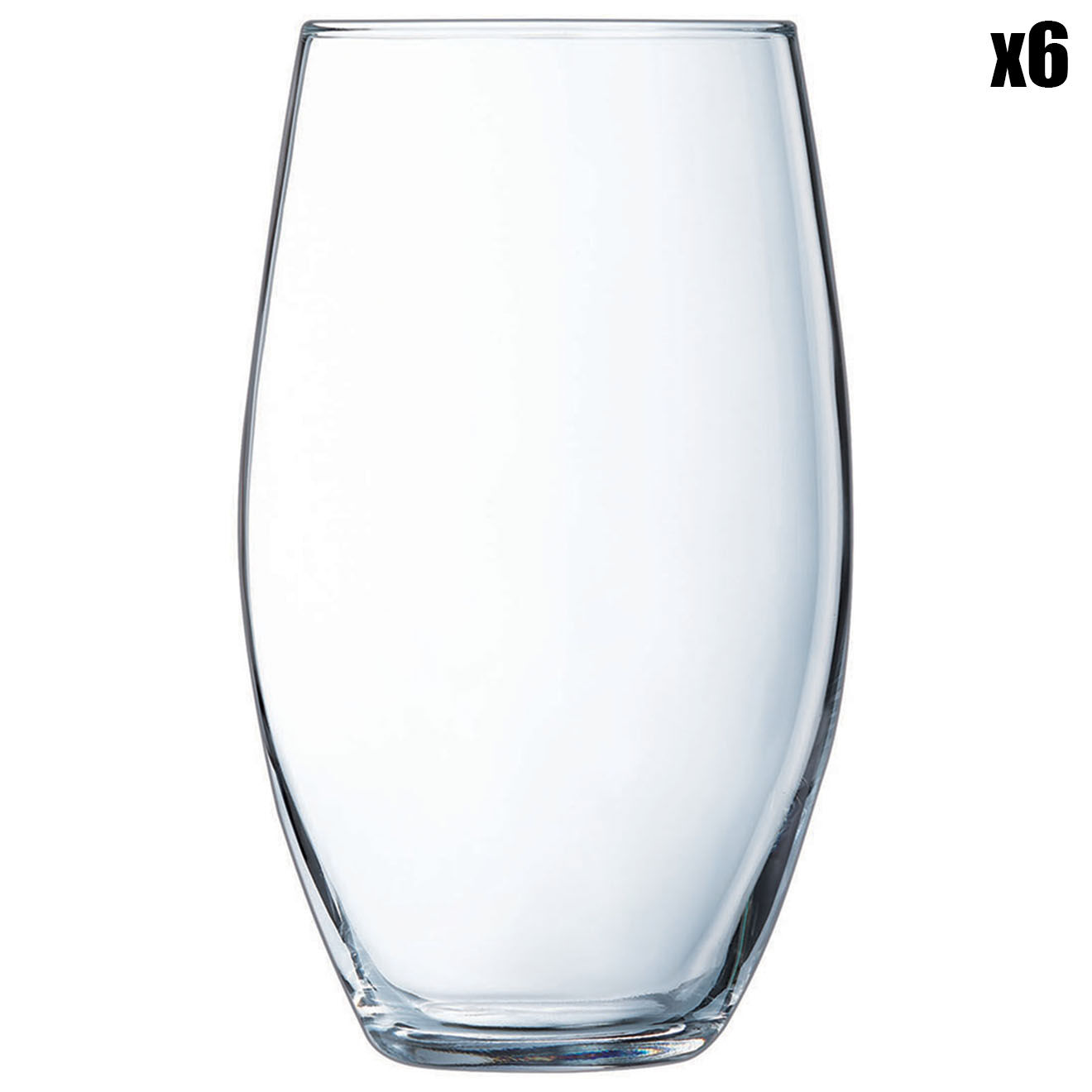 Chef & Sommelier 6 Verres haut Cheer Up transparents - 37 cl