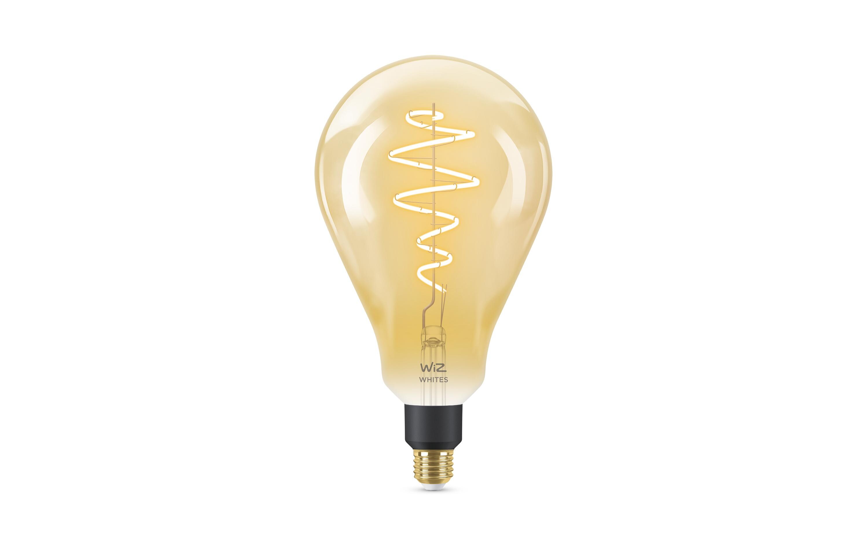 Leuchtmittel Vintage PS160 E27 6.5 W, 2000-5000 KÜber Bluetooth und WLAN steuerbares Filament-Leuchtmittel