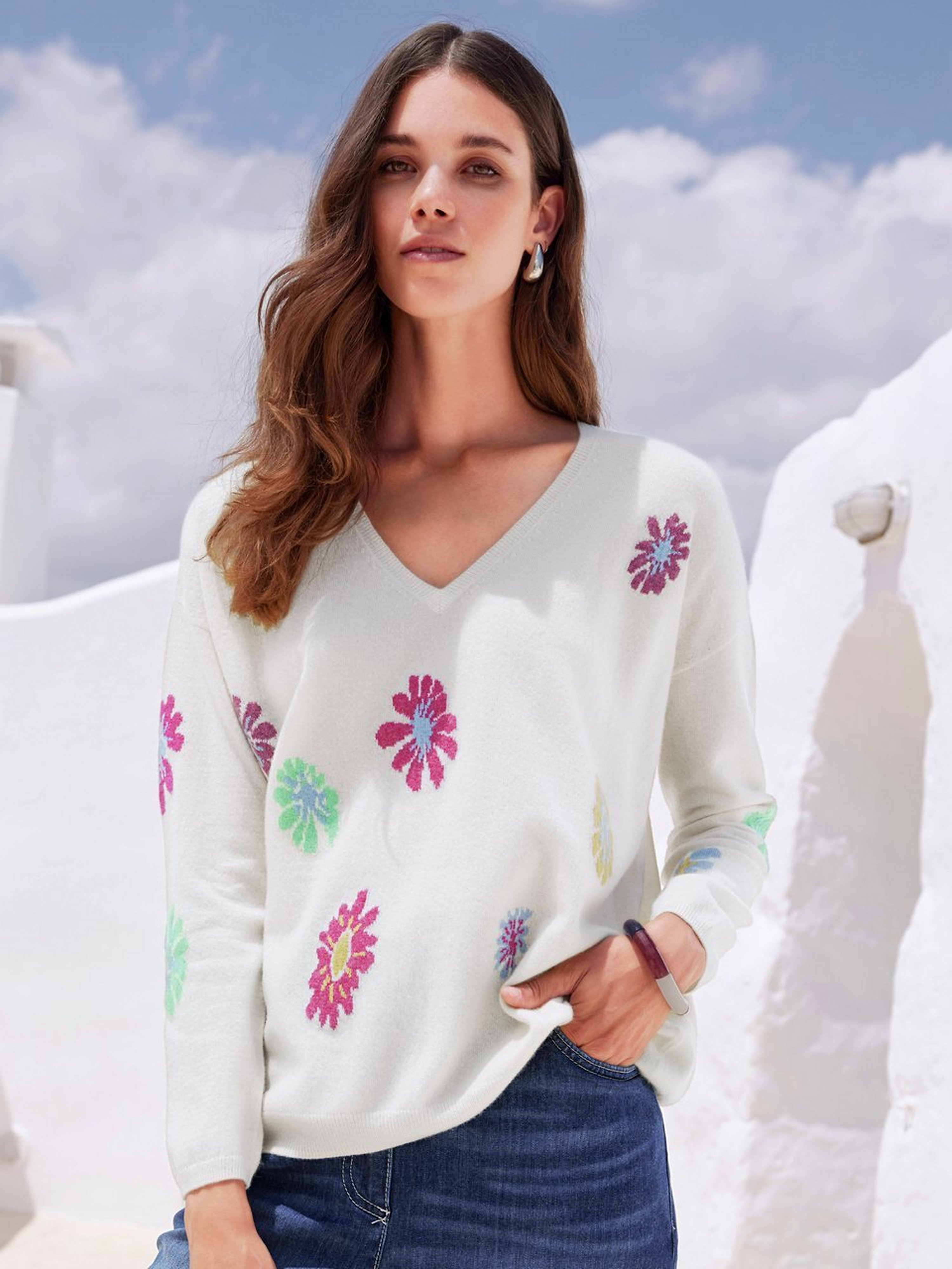 V-Pullover