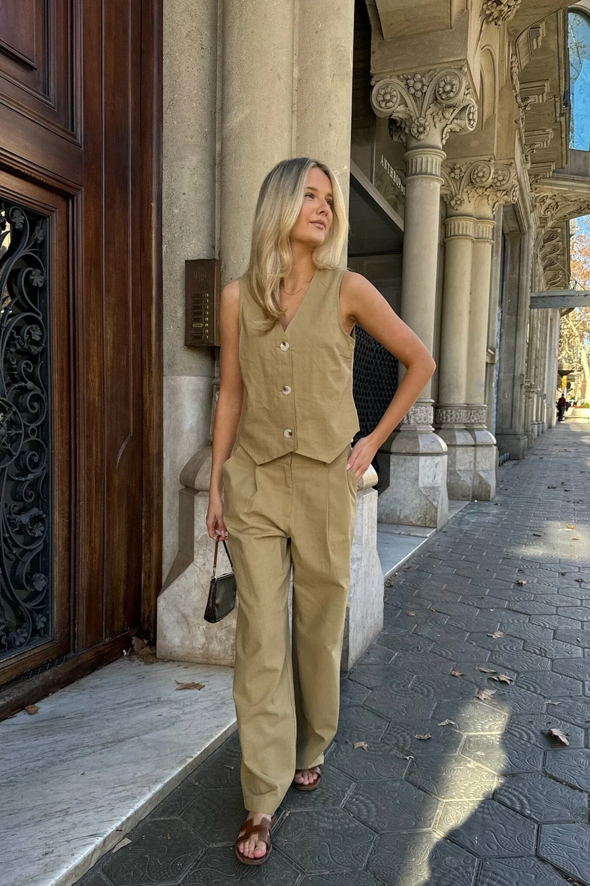 BYIC Celinaic Pants lkhaki light khaki
