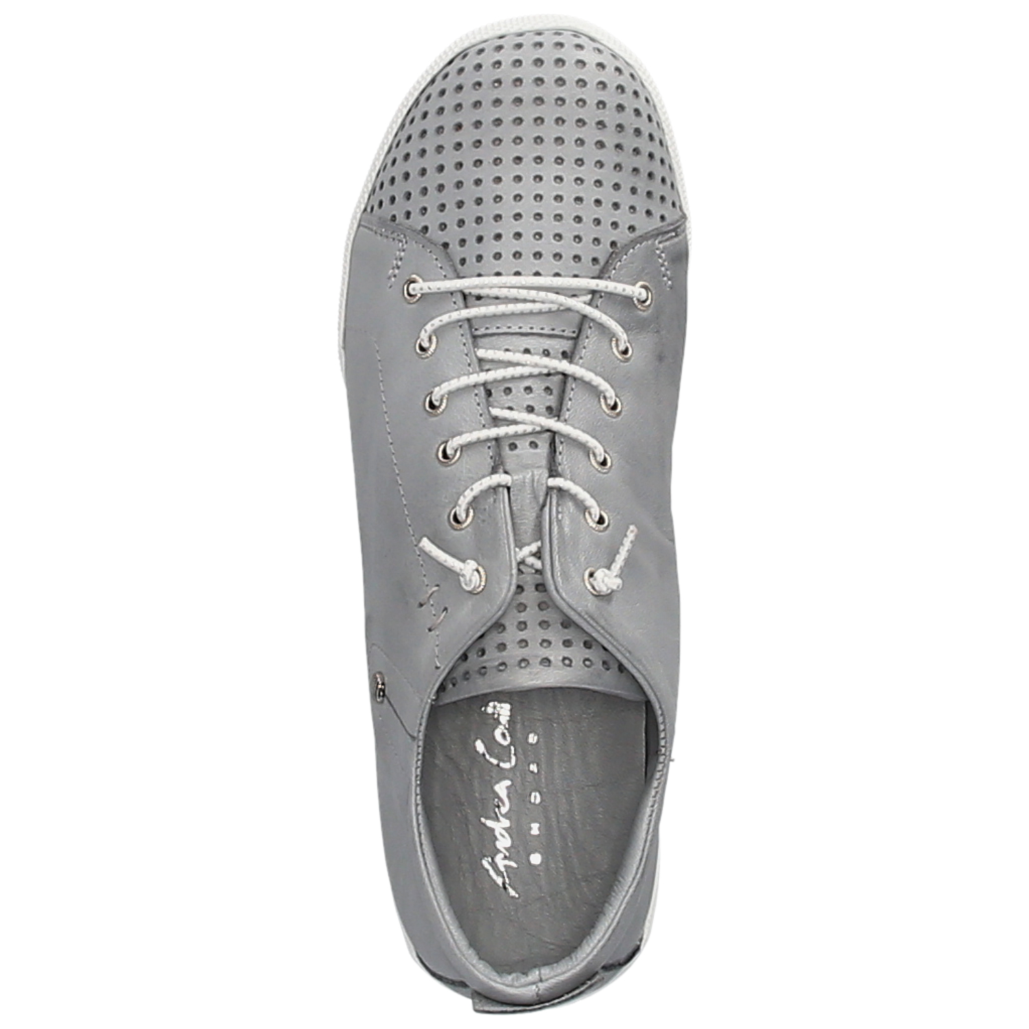 Andrea Conti Slip-On Sneaker - hellgrau