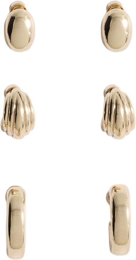 MANGO Mixed earrings set Gold