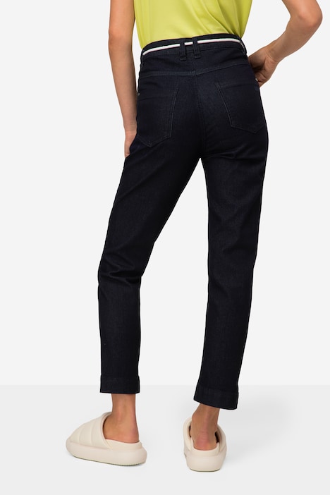 7/8-PushUp Jeans Julia, Wash-Effekte, Zipptaschen