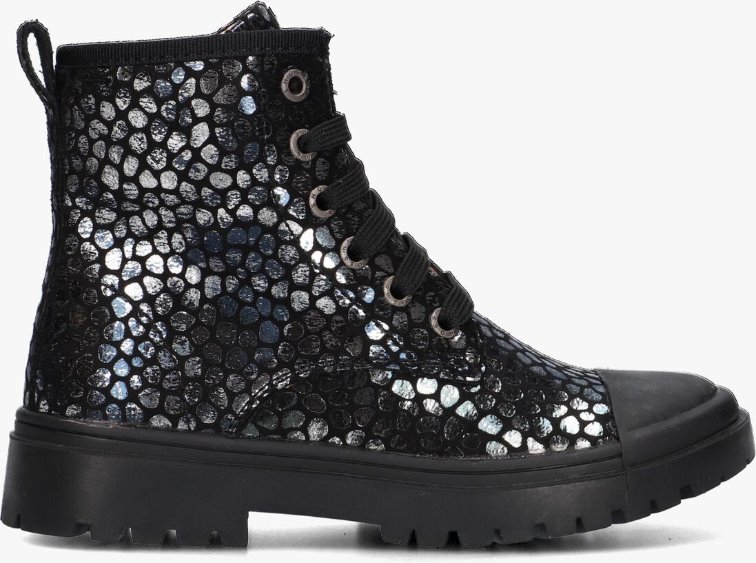SHOESME zilveren shoesme veterboots sw23w001
